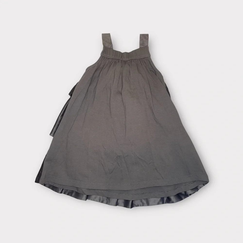 Gap Gray Front Tiered Tank Dress